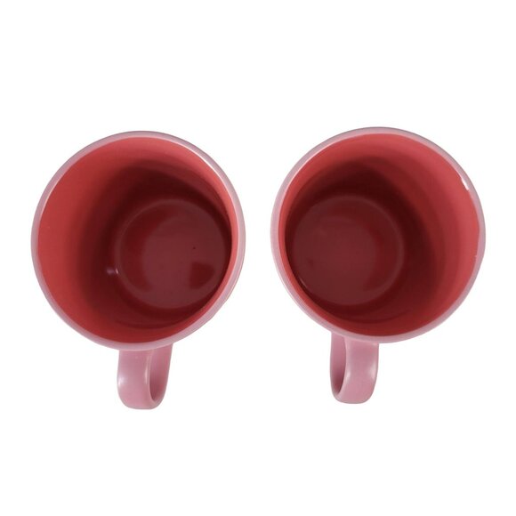 Bentley Mugs Pink 4" Pink Ribbon Wings Lot Of 2 Atlanta Breast Cancer Support - Picture 8 of 12